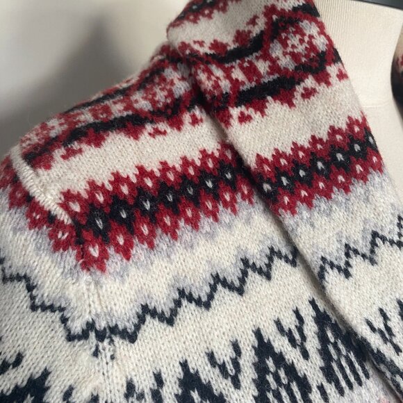 EUC CAMBRIDGE DRY GOODS Cardigan Lambswool Blend sz L - Picture 3 of 6